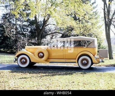 Transports Transport routier 1934. Packard V 12 Touring Duesenberg J Banque D'Images