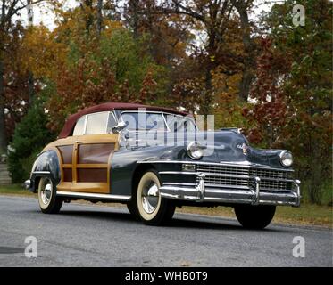 1948 Chrysler Town and Country Convertable Banque D'Images