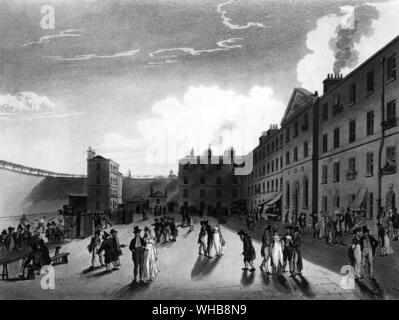 Vie quotidienne - Kings Bench Prison - Londres.. Publié le 1 décembre 1808 à R. Ackerman Référentiel des Arts, 101 Strand, London.. Le banc du roi prison était une prison située dans la zone Southwark de Londres à l'époque médiévale, jusqu'à sa fermeture définitive en 1880. Il a pris le nom de la Cour du Banc du Roi de droit , où des cas de diffamation, la faillite et autres méfaits ont été entendus. La prison était souvent utilisé comme une prison du débiteur jusqu'à ce que la pratique a été abolie dans les années 1860. En 1842, elle est rebaptisée l'imprimeur de la prison, et devint plus tard la maison de détention de Southwark.. Banque D'Images