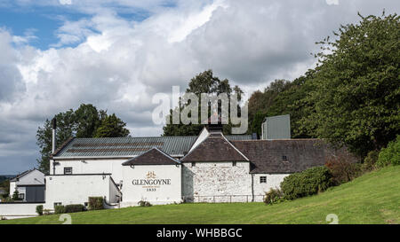 DUMGOYNE, Ecosse, Royaume-Uni. 1er septembre 2019. Glengoyne Distillery est une distillerie de whisky fondée en 1833 à Dumgoyne, au nord de Glasgow, Ecosse. Banque D'Images