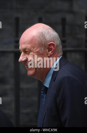 Damian Green, député conservateur d'Ashford arrivant pour une réunion qui a lieu au 10 Downing Street, au centre de Londres. Banque D'Images