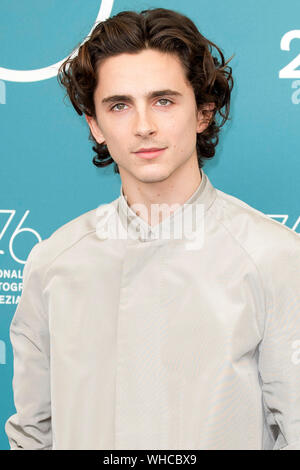 Venezia, Italie. 09Th Sep 2019. Timothée Chalamet assister à 'Le Roi' photocall au cours de la 76e Festival du Film de Venise au Palazzo del Casino sur Septembre 02, 2019 à Venise, Italie. Credit : Geisler-Fotopress GmbH/Alamy Live News Banque D'Images