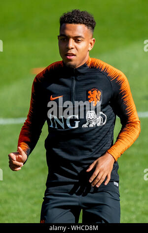 ZEIST, Pays-Bas, l'équipe de formation Nederlands Elftal, football, saison 2019-2020, 02-09-2019, KNVB Campus, Donyell Malen Banque D'Images