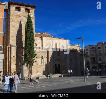 Zamora, Espagne, 9,2013;église romane de Santiago del Burgo Banque D'Images