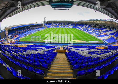 31 août 2019, St Andrew's, Birmingham, Angleterre ; Sky Bet Football Championship, Birmingham City vs Stoke City ; vue de l'intérieur de St Andrews stadium Crédit : Conor Molloy/News Images images Ligue de football anglais sont soumis à licence DataCo Banque D'Images