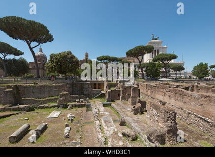 Forum d'Auguste à Rome, Italie Banque D'Images