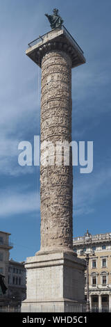 Colonne de Marc-aurèle, Rome, Italie Banque D'Images