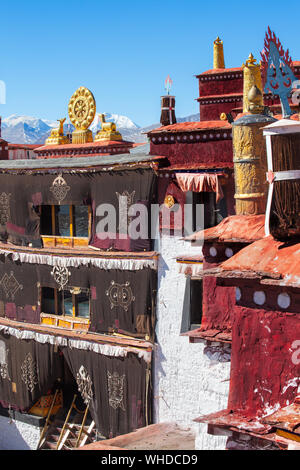 Le monastère de Samding, Tibet, Chine Banque D'Images