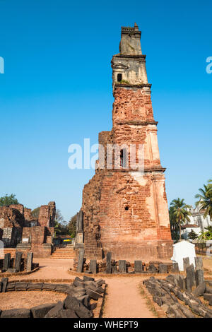 Eglise de Saint-Augustin est un complexe de l'église en ruine situé à Old Goa en Inde Banque D'Images