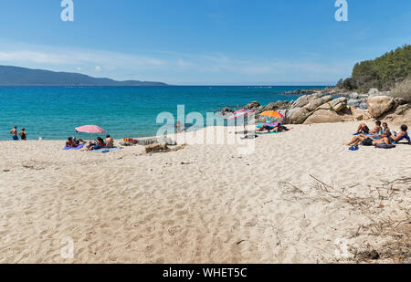 Lautre Dans La Baie De Propriano Corse Du Sud Corse