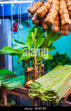 Fruts et légumes au marché local en Inde Banque D'Images