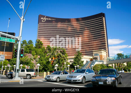 LAS VEGAS, USA - 18 OCT 2006 : Vue de la l'hôtel Wynn sur le Strip à Las Vegas, Nevada, USA Banque D'Images