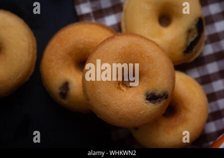 Vue rapprochée de mini donuts Banque D'Images