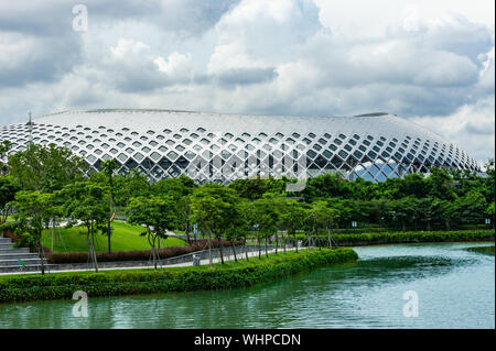 Centre sportif de la Baie de Shenzhen à Shenzhen, Chine Banque D'Images