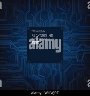 Circuit board background vector Illustration de Vecteur