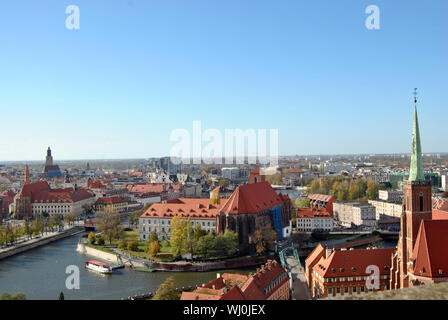 Wroclaw, Pologne. Vue générale Banque D'Images