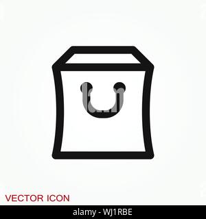 Panier vecteur icône. Télévision style design. Illustration de Vecteur