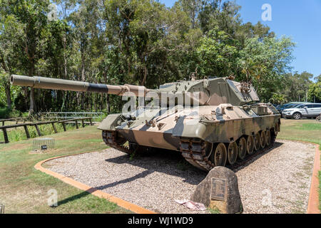 Leopart à Bribie Island AS1, l'Australie de WW2 Banque D'Images