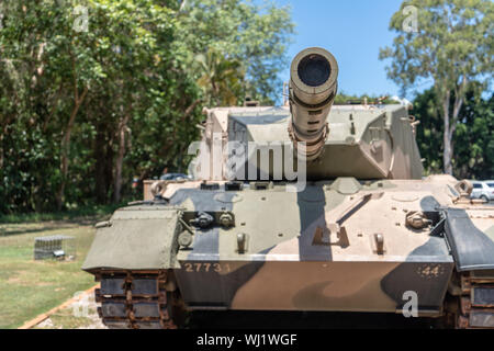 Leopart à Bribie Island AS1, l'Australie de WW2 Banque D'Images