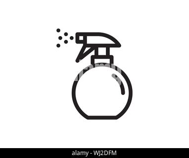ฺBottle - Vector vecteur icône de pulvérisation Illustration de Vecteur