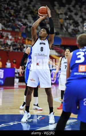 Shanghai, Chine. Credit : MATSUO. 3e, 2019 Sep. Rui Hachimura (JPN) Basket-ball : Coupe du Monde de Basket-ball FIBA Chine 2019 Groupe E match entre le Japon - République tchèque à Shanghai Oriental Sports Center à Shanghai, Chine. Credit : MATSUO .K/AFLO SPORT/Alamy Live News Banque D'Images