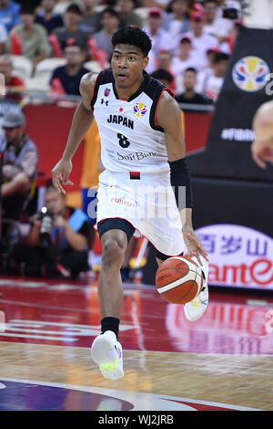 Shanghai, Chine. Credit : MATSUO. 3e, 2019 Sep. Rui Hachimura (JPN) Basket-ball : Coupe du Monde de Basket-ball FIBA Chine 2019 Groupe E match entre le Japon - République tchèque à Shanghai Oriental Sports Center à Shanghai, Chine. Credit : MATSUO .K/AFLO SPORT/Alamy Live News Banque D'Images