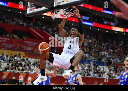 Shanghai, Chine. Credit : MATSUO. 3e, 2019 Sep. Rui Hachimura (JPN) Basket-ball : Coupe du Monde de Basket-ball FIBA Chine 2019 Groupe E match entre le Japon - République tchèque à Shanghai Oriental Sports Center à Shanghai, Chine. Credit : MATSUO .K/AFLO SPORT/Alamy Live News Banque D'Images