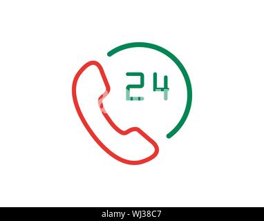 Soutien, icône d'urgence approprié pour info, sites web graphiques et des supports d'impression et d'interfaces. Icône vecteur ligne. Illustration de Vecteur