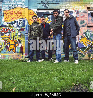 Groupe anglais difficile -Fi photographié à Oxford, Angleterre, Royaume-Uni. Banque D'Images