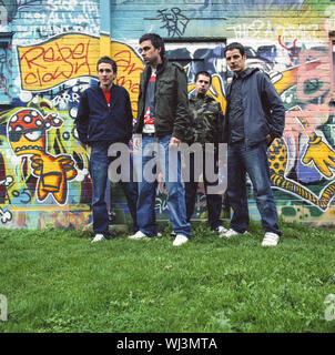 Groupe anglais difficile -Fi photographié à Oxford, Angleterre, Royaume-Uni. Banque D'Images