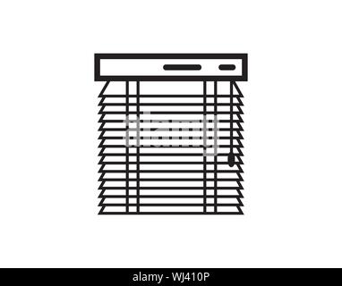 Metal classique icône de jalousie. Contours en métal classique icône vecteur de jalousie pour la conception web isolé sur fond blanc Illustration de Vecteur