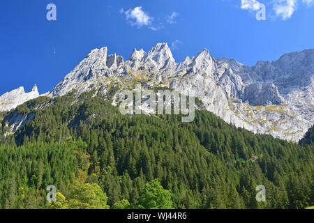 Les montagnes au-dessus de Grindlewald Engelhorn dans les Alpes Bernoises, Suisse Banque D'Images