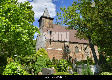 Berlin, Dahlem, village de Dahlem, Dahlemer, Allemagne, cimetière, cimetière de Dahlem, village du Cap, la peau tombe cimetière, tombes, tombes, chapelle, église, Ko Banque D'Images