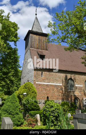 Berlin, Dahlem, village de Dahlem, Dahlemer, Allemagne, cimetière, cimetière de Dahlem, village du Cap, la peau tombe cimetière, tombes, tombes, chapelle, église, Ko Banque D'Images