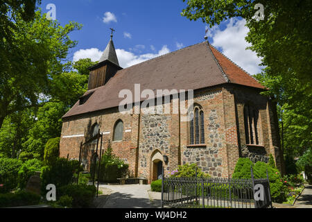 Berlin, Dahlem, village de Dahlem, Dahlemer, Allemagne, cimetière, cimetière de Dahlem, village du Cap, la peau tombe cimetière, tombes, tombes, chapelle, église, Ko Banque D'Images