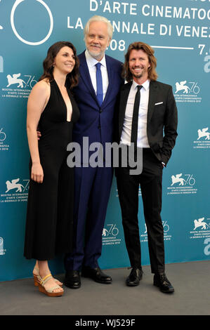 Venise, Italie. 06Th Sep 2019. 76e Festival du Film de Venise 2019, une séance de film 45 secondes de rire. Photo : Tim Robbins Jeremie Loncka Hannah Chodos indépendant : Crédit Photo Agency/Alamy Live News Banque D'Images