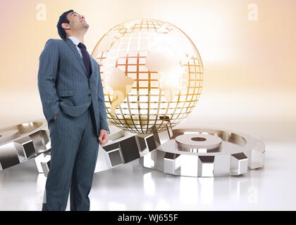 Portrait of businessman standing Banque D'Images