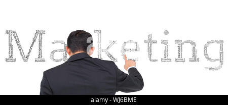 Composite image of asian businessman Banque D'Images