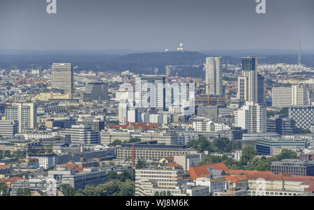 Voir, Berlin, ville, ville située à l'ouest, l'Allemagne, de la construction, des tours, des tours, de l'immobilier, photo aérienne, photo aérienne, photo aérienne, milieu, panorama, p Banque D'Images