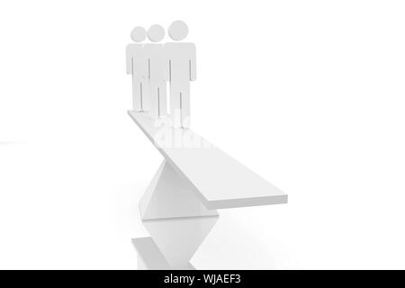 D'écailles blanches de figures humaines Banque D'Images