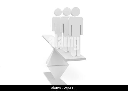 D'écailles blanches de figures humaines Banque D'Images