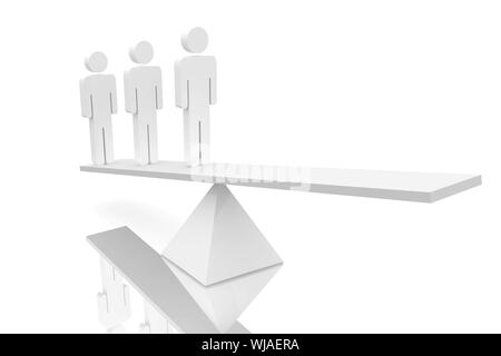 D'écailles blanches de figures humaines Banque D'Images