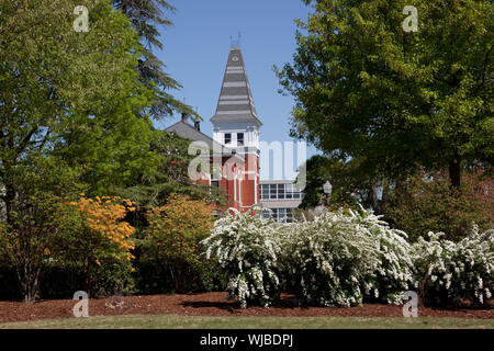 Hargis Hall, construit en 1888 et nommé d'après H. Estes Hargis. Situé sur le campus principal à l'Université Auburn de Auburn, Alabama Banque D'Images