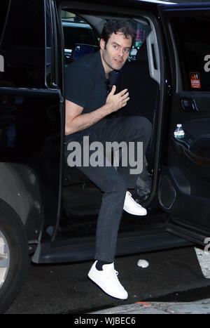 New York, NY, USA. 3e, 2019 Sep. Bill Hader vu à Good Morning America la promotion de son nouveau film Il Chapitre 2 Le 3 septembre 2019 à New York. Credit : Rw/media/Alamy Punch Live News Banque D'Images