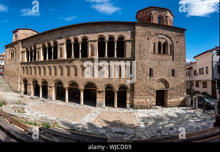 Ancienne église orthodoxe Sainte-sophie à Ohrid, Macédoine Banque D'Images