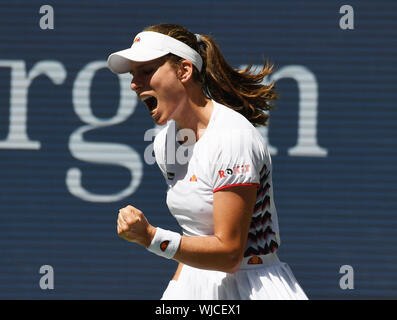 Flushing Meadows New York US Open Tennis Jour 9 03/09/2019 Johanna Konta (GBR) trimestre dernier match Photo Roger Parker International Sports - Photos Ltd/Alamy Live News Banque D'Images