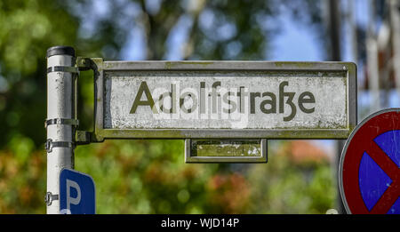 Adolfstrasse Adolfstrasse Adolf,,, Berlin, Allemagne, nom, signer, Steglitz, Steglitzer, Steglitz-Zehlendorf, plaque de rue, plaque de rue, prénom, St Banque D'Images