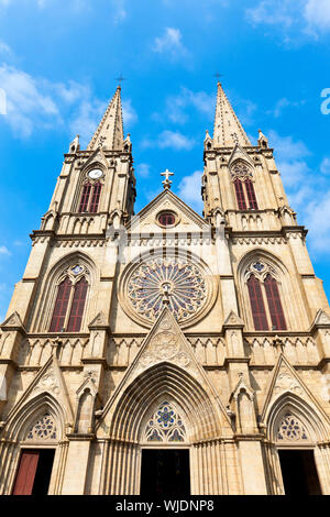 Shishi Cathédrale du Sacré-Coeur, construit en 1863 à Guangzhou en Chine. Banque D'Images