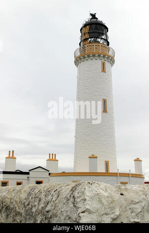 Phare de Mull of Galloway, Dumfries et Galloway, Écosse, Royaume-Uni Banque D'Images