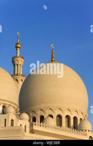 Mosquée Sheikh Zayed. 1995. Abou Dhabi. / La Mosquée Sheikh Zayed. 1995. Émirat d'Abu Dhabi. Banque D'Images